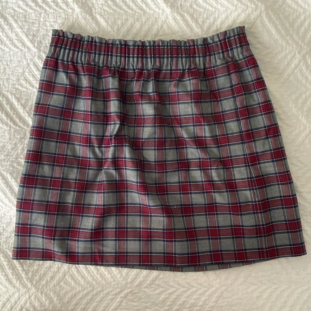 NEW JCrew Plaid Skirt